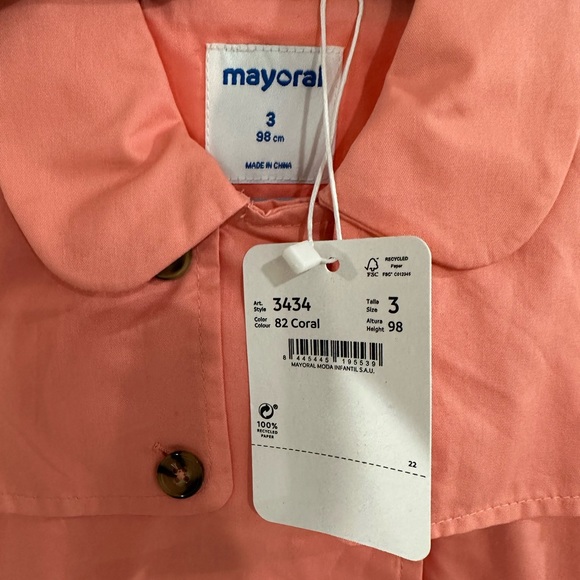 Mayoral Trench Toddler - Picture 5 of 6